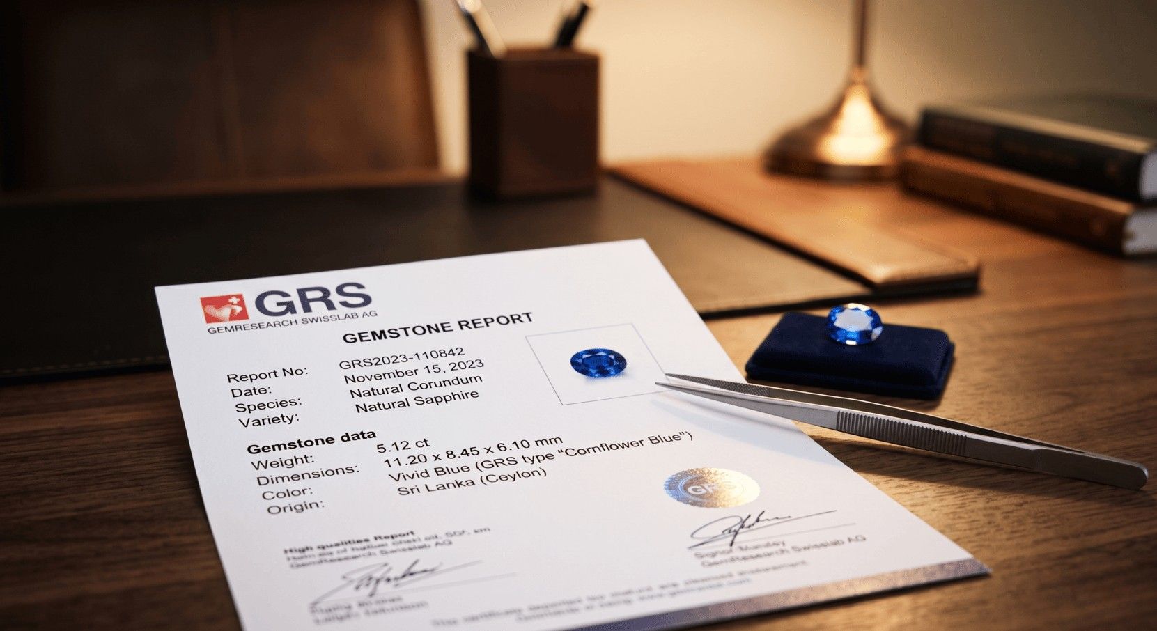 How to read a GRS gem certificate guide